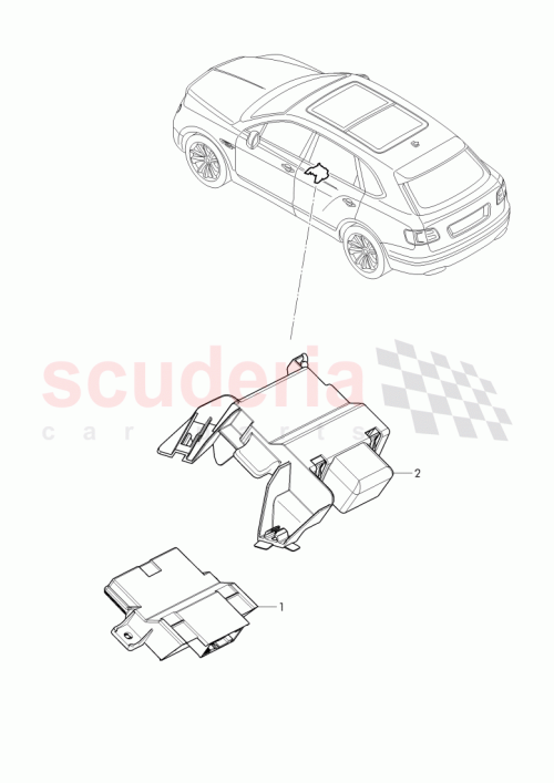 Part Diagram for Bentley 4M2 907 468 B