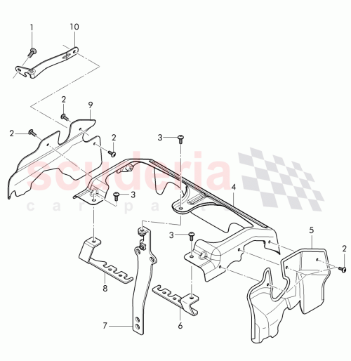 Part Diagram for Bentley 3W0 825 111 A