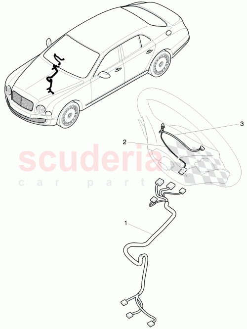 Part Diagram for Bentley 3Y2 972 072 C