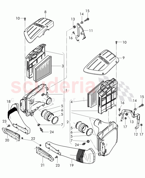 Part Diagram for Bentley 3W0 129 300 A