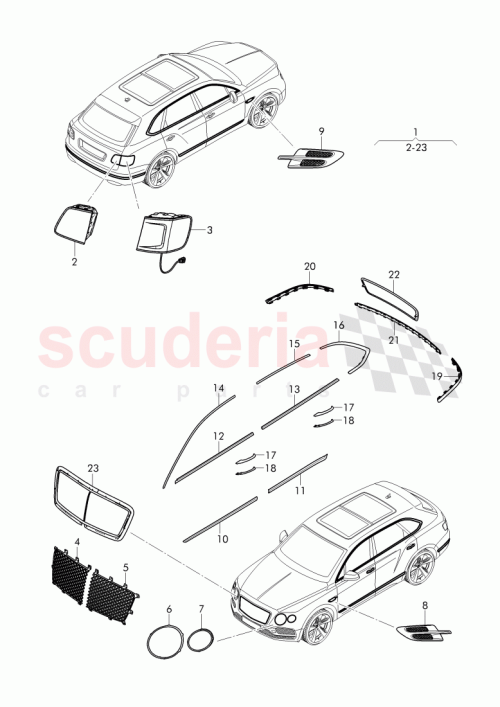 Part Diagram for Bentley 36A 837 380