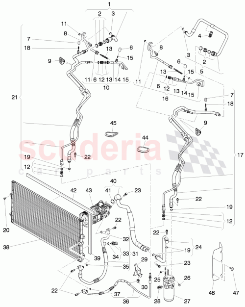 Part Diagram for Bentley 3Z0837732