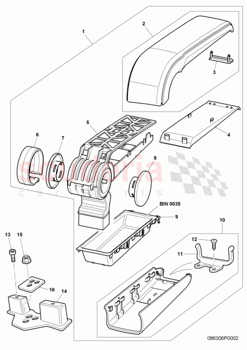 Part Diagram for Bentley 3W0864101AB