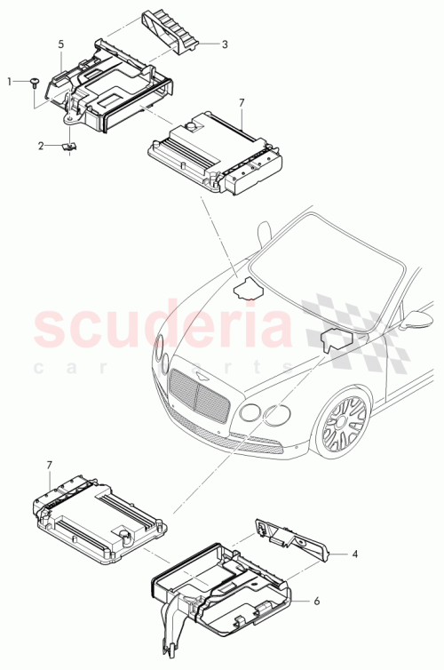 Part Diagram for Bentley 079 907 309