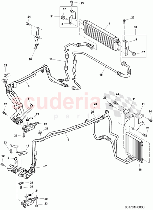 Part Diagram for Bentley 3W0317848D