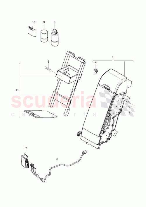 Part Diagram for Bentley 3Y5 860 135 B