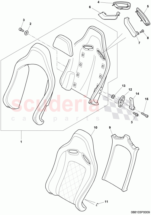 Part Diagram for Bentley 3W7881971