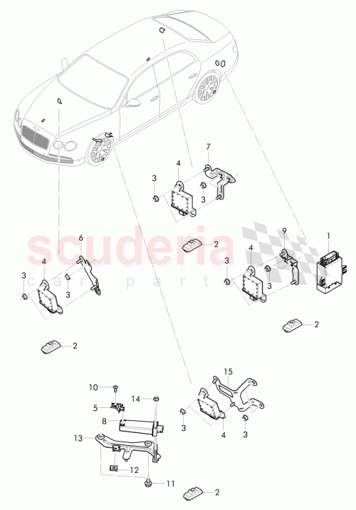 Part Diagram for Bentley 3W7 907 273 E