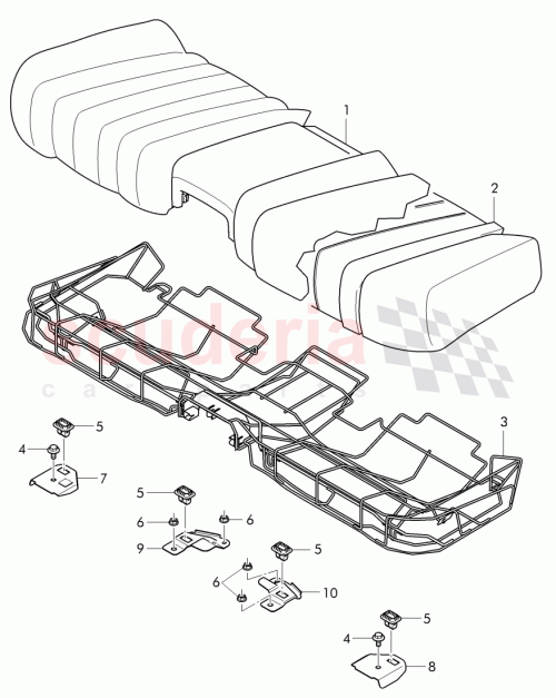 Part Diagram for Bentley 4W0 885 404 C