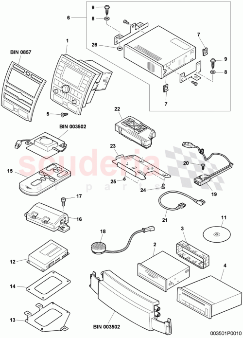 Part Diagram for Bentley 3W5 919 790
