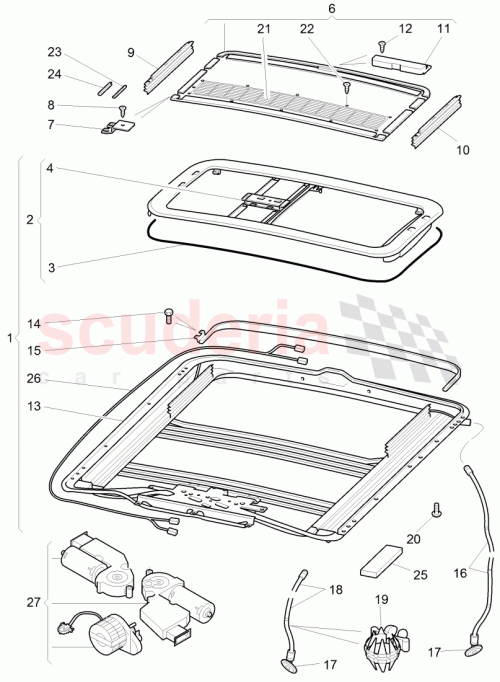 Part Diagram for Bentley 3D0 877 236