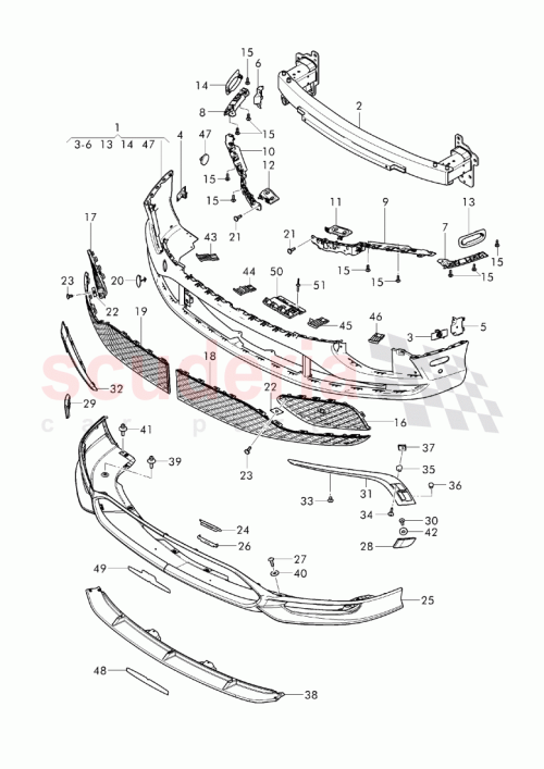 Part Diagram for Bentley 3W3 807 046