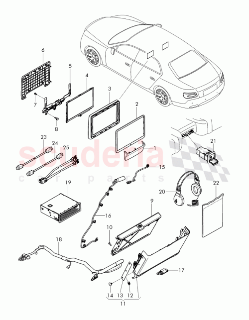 Part Diagram for Bentley 3Y0 035 606 B