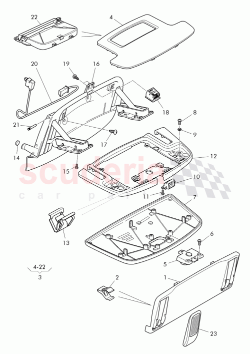 Part Diagram for Bentley 4W0 881 955 A