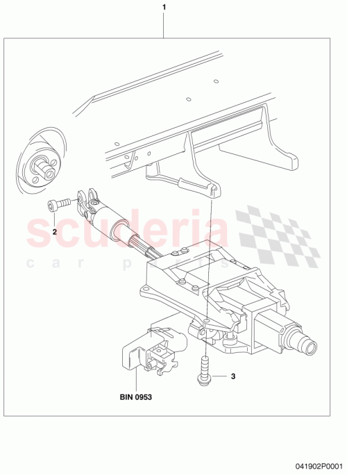 Part Diagram for Bentley 3W0 419 501 S