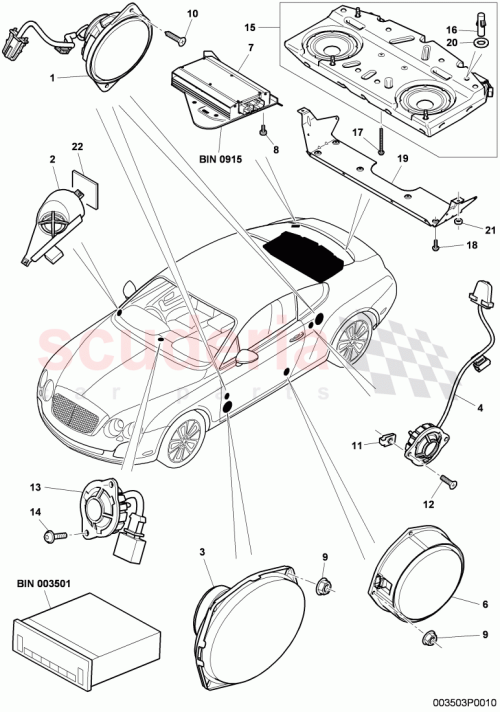 Part Diagram for Bentley 3W8 035 465 F
