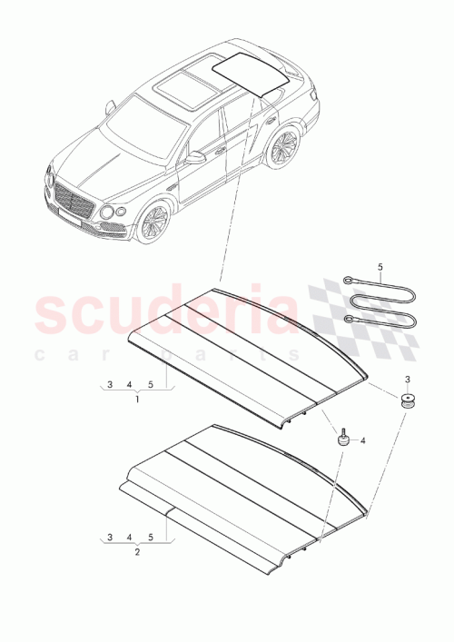 Part Diagram for Bentley 36A 867 769 K