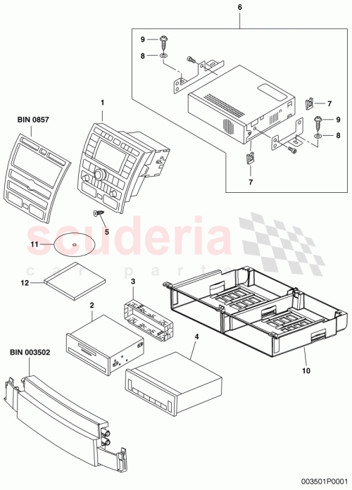 Part Diagram for Bentley 3D0 919 977