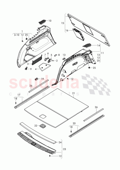 Part Diagram for Bentley 36A867745B4BH