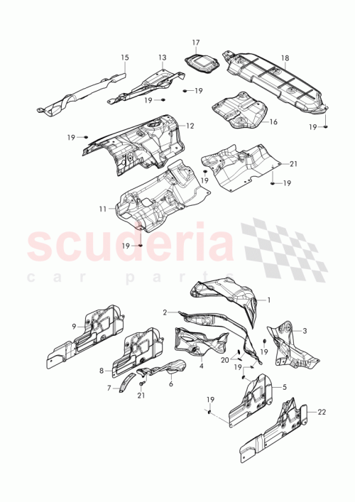 Part Diagram for Bentley 4M0825621H