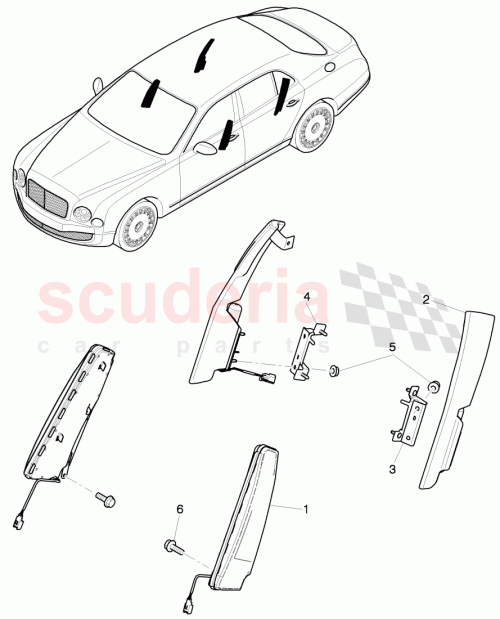 Part Diagram for Bentley 8F0880241F