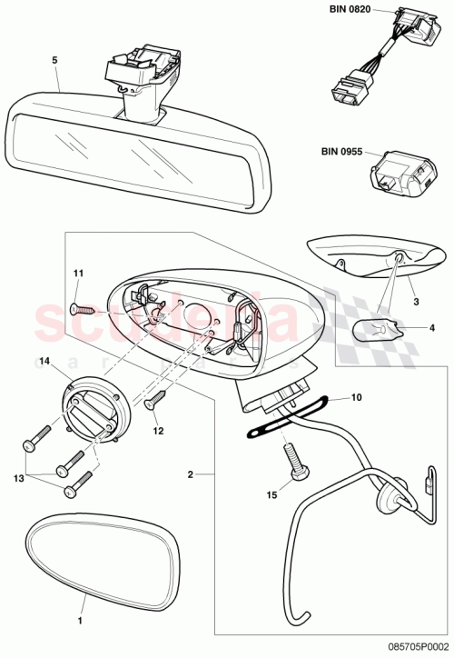 Part Diagram for Bentley 3W0959577