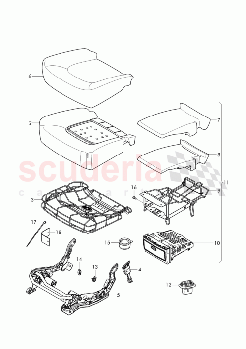 Part Diagram for Bentley 3Y5 885 884 AC