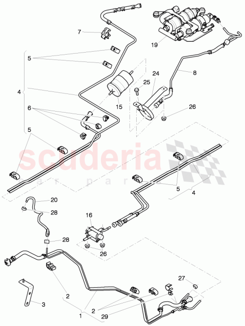 Part Diagram for Bentley 3Y4 201 227 A
