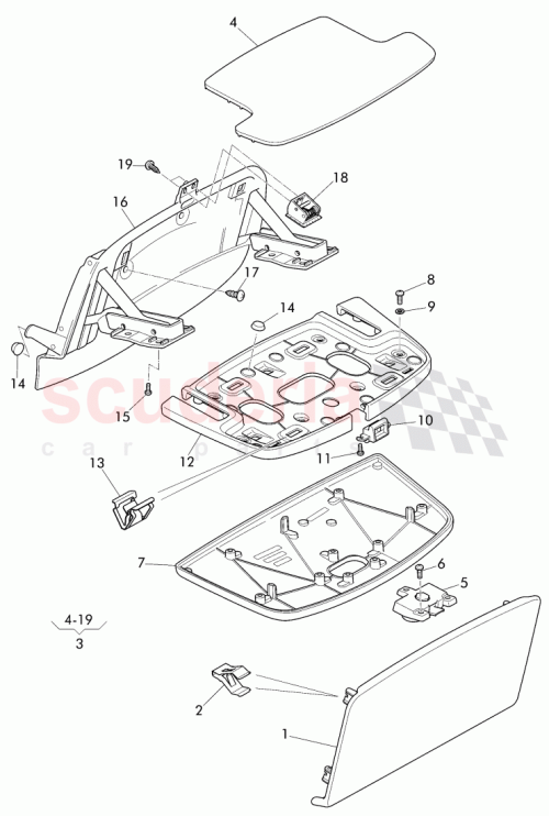 Part Diagram for Bentley 4W0 881 861