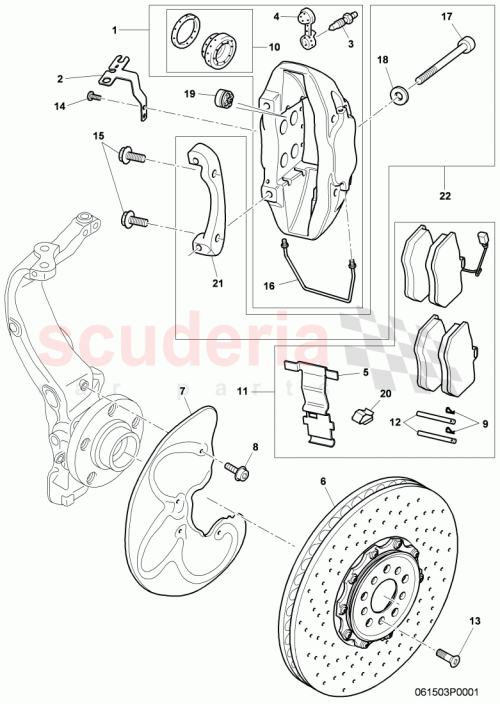 Part Diagram for Bentley 4F0615311D