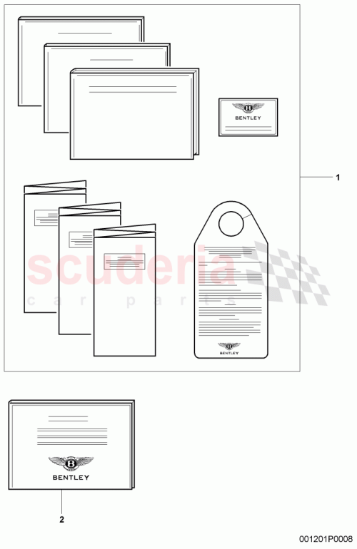 Part Diagram for Bentley 3W5 012 003 CM