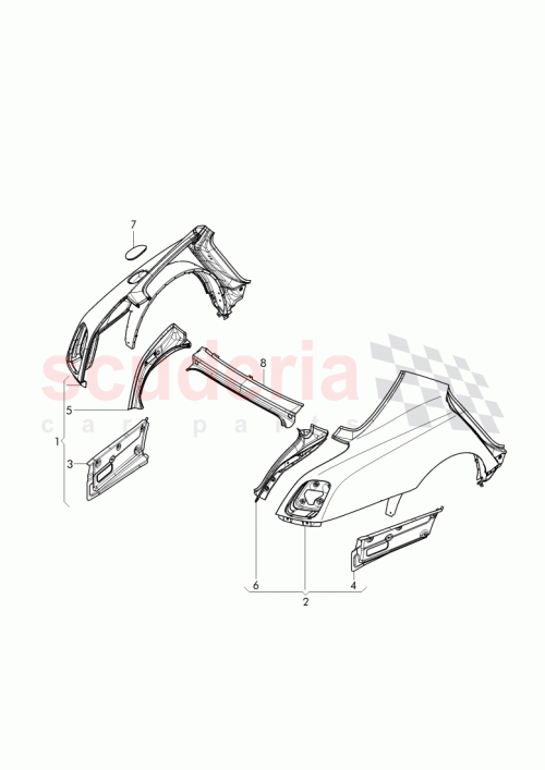 Part Diagram for Bentley 3Y5809416C