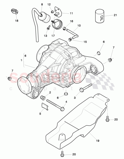 Part Diagram for Bentley 3Z0505493