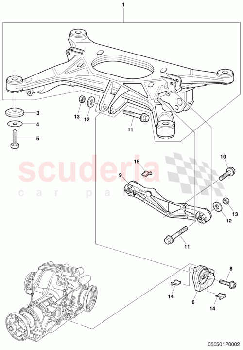 Part Diagram for Bentley 3W8 505 235