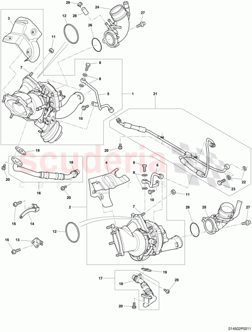 Part Diagram for Bentley 07C145699J