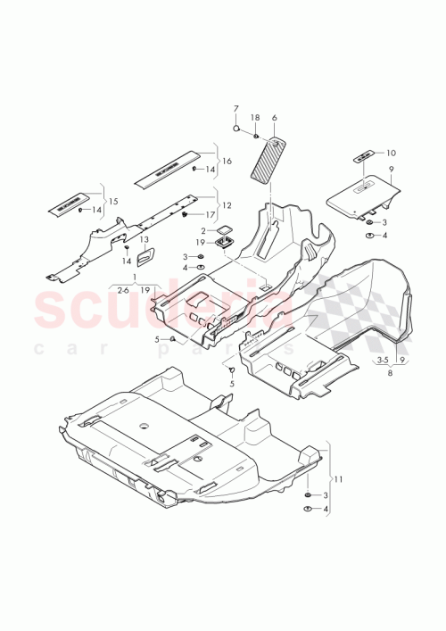 Part Diagram for Bentley 4H0 864 227