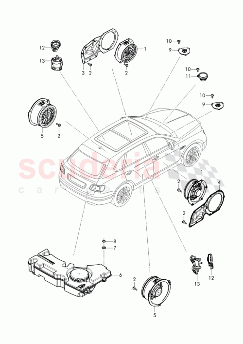 Part Diagram for Bentley N 911 809 01