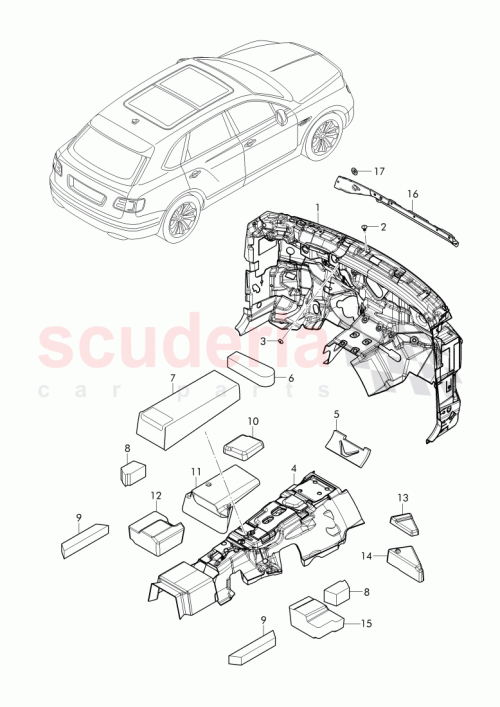 Part Diagram for Bentley 36B 863 923