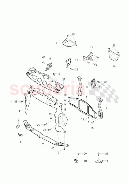 Part Diagram for Bentley 4W0 805 756 A