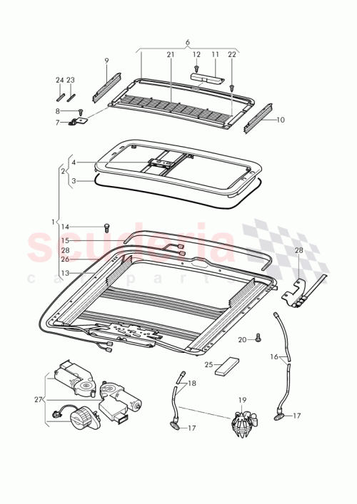 Part Diagram for Bentley 4W0 877 041