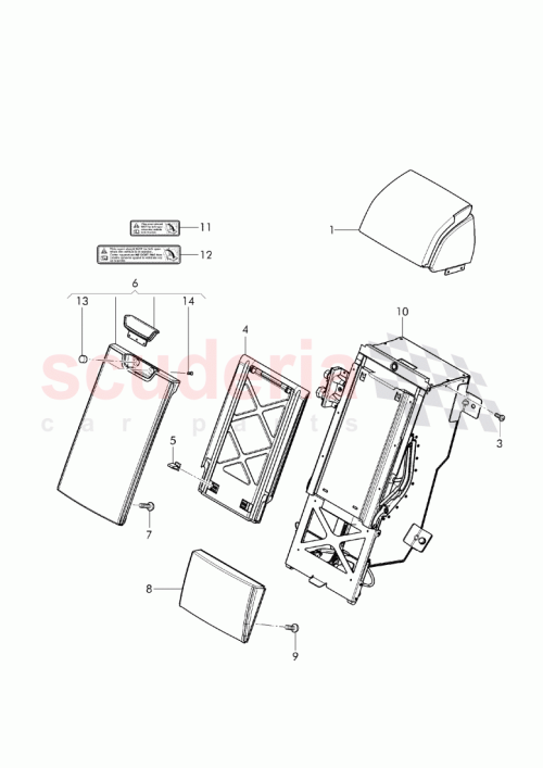 Part Diagram for Bentley 3Y5 862 267 A