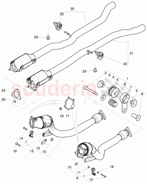 Part Diagram for Bentley 3W8254450C