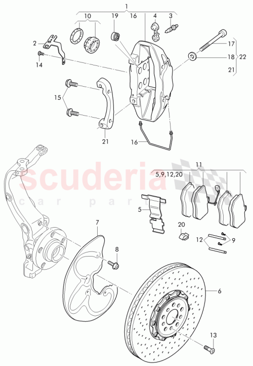 Part Diagram for Bentley 3W0698480E