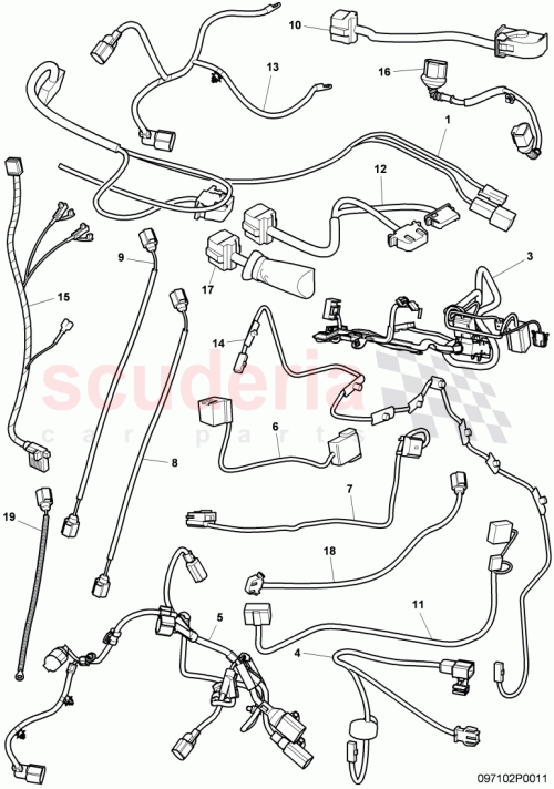 Part Diagram for Bentley 3W7972067AC