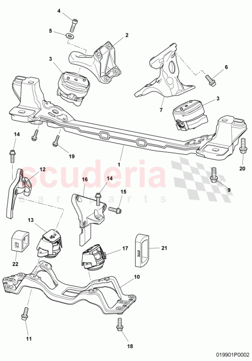 Part Diagram for Bentley 3W0199381R