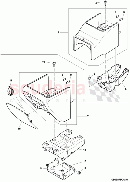 Part Diagram for Bentley 3W7864532