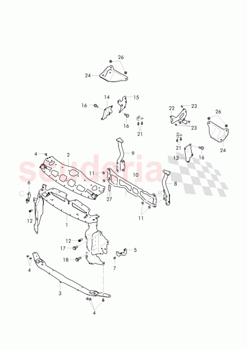 Part Diagram for Bentley 3W0 199 171 B
