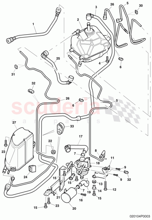 Part Diagram for Bentley 3W0906271