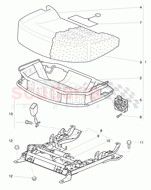 Part Diagram for Bentley N90348402