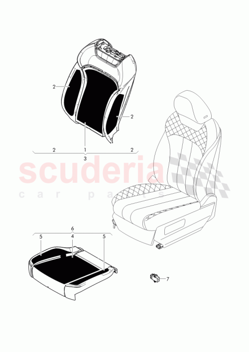 Part Diagram for Bentley 3F0959772A